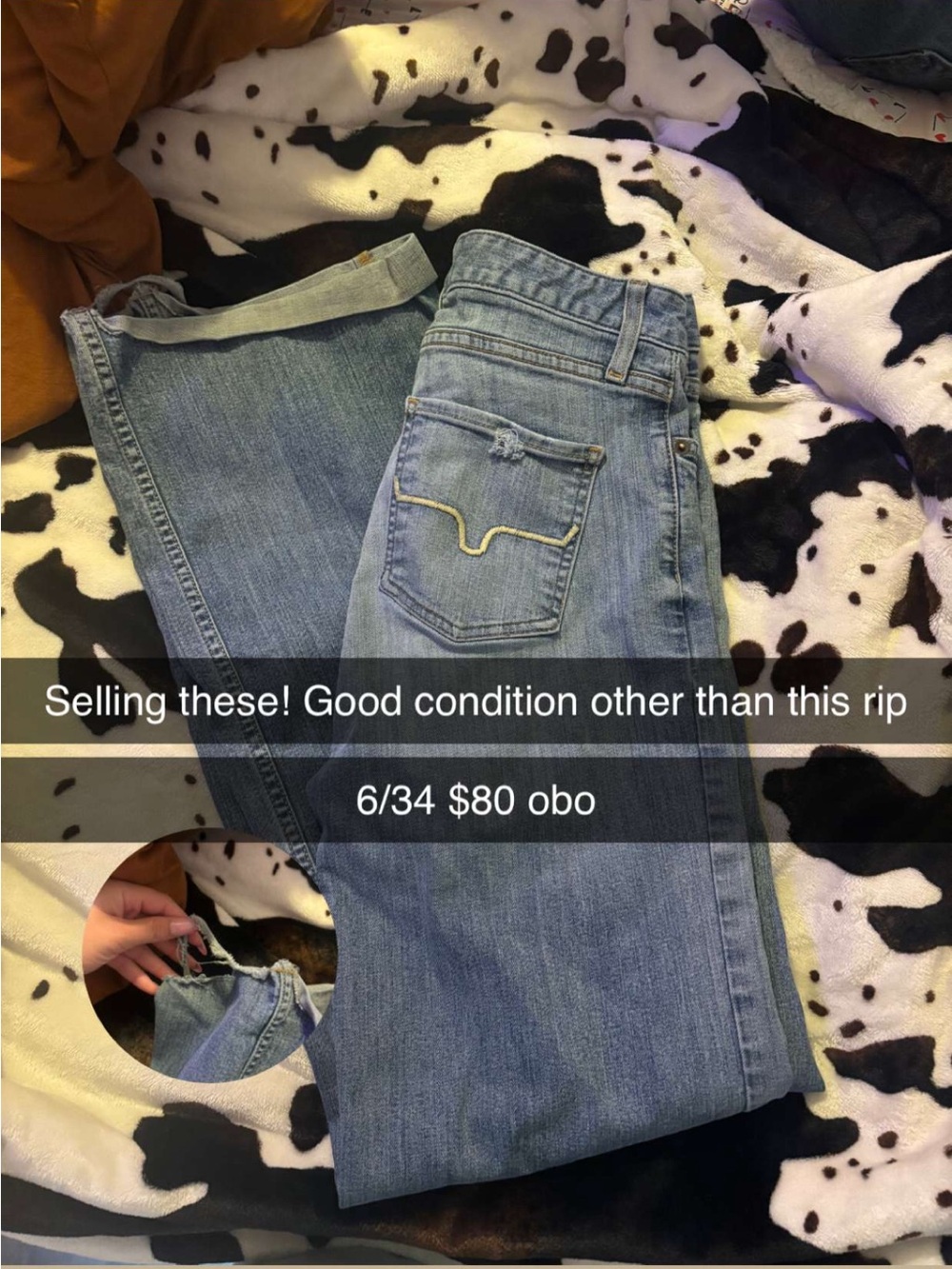 Classic Light Blue Women's Jeans - Size 6/34